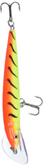 Rapala Scatter Rap Deep Husky Jerk front view with Hot Tiger finish showing visibility