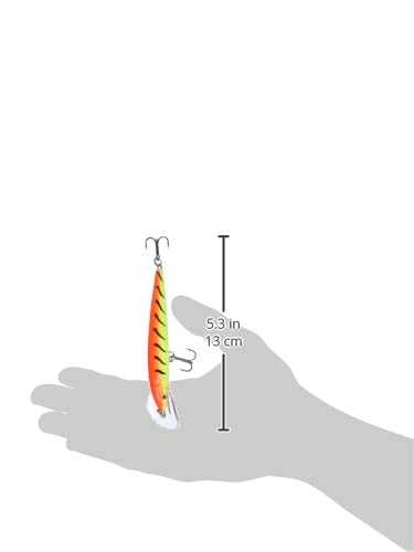 Rapala Scatter Rap Deep Husky Jerk closeup on VMC hooks