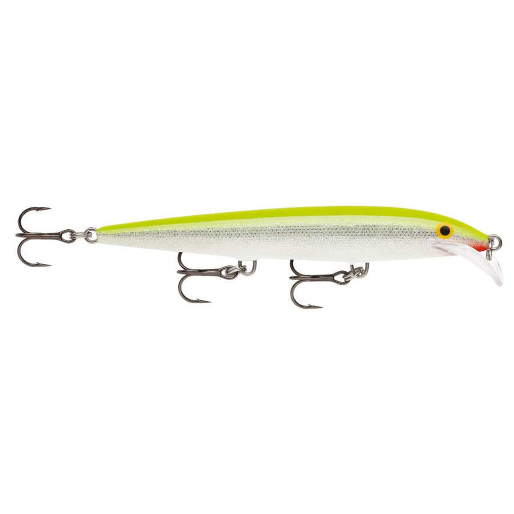 Rapala Scatter Rap Minnow 11 dives to 6–8 ft for mid-water presentations.
