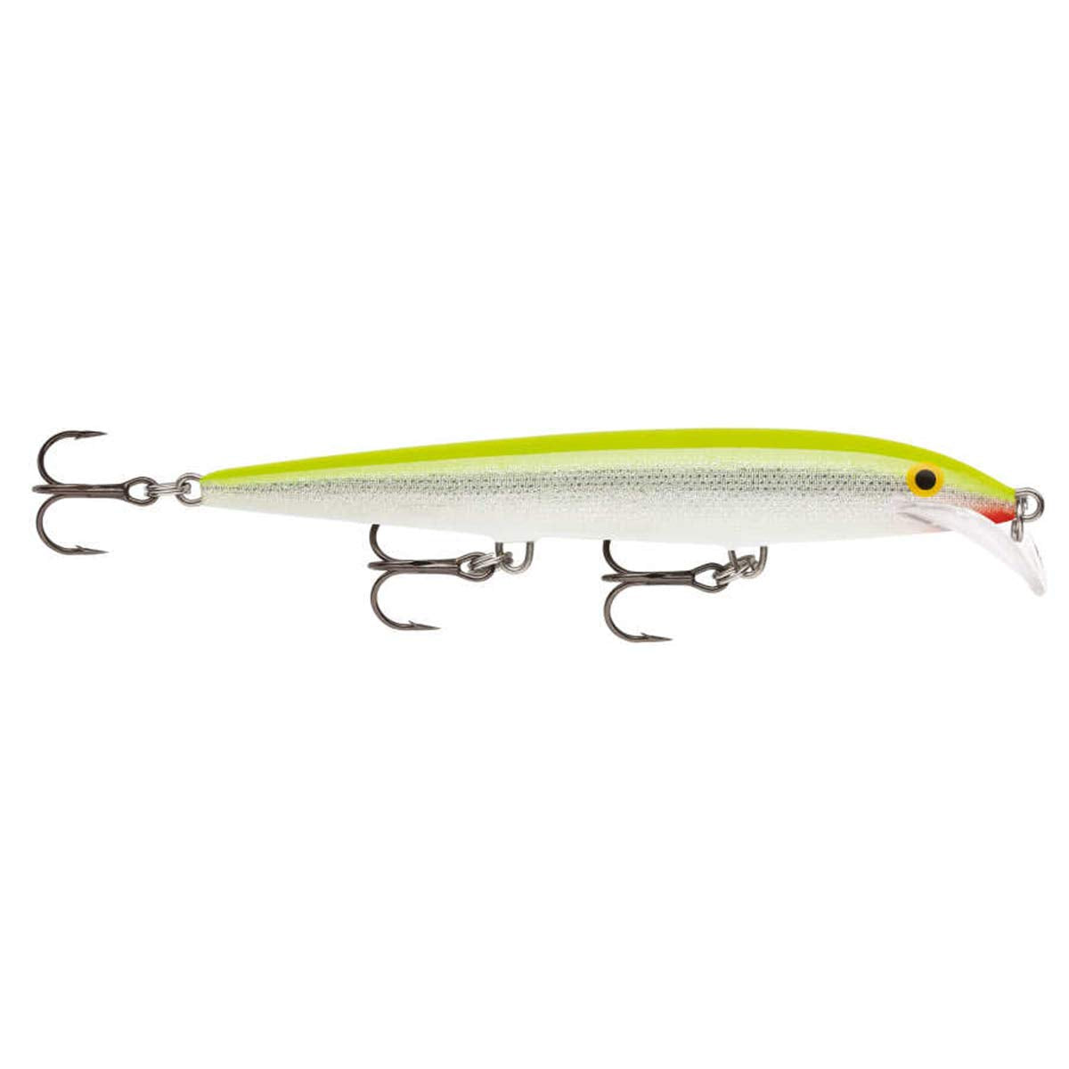 Rapala Scatter Rap Minnow 11 body profile for versatile casting and trolling action.