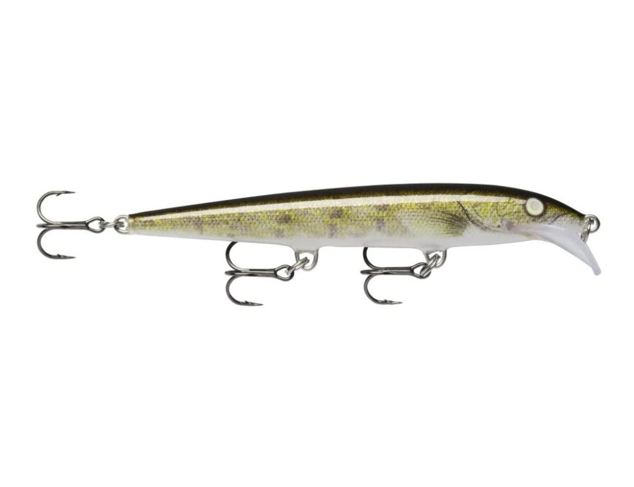 Rapala SCRM11WAL lure shows water action with dynamic movement for walleye.