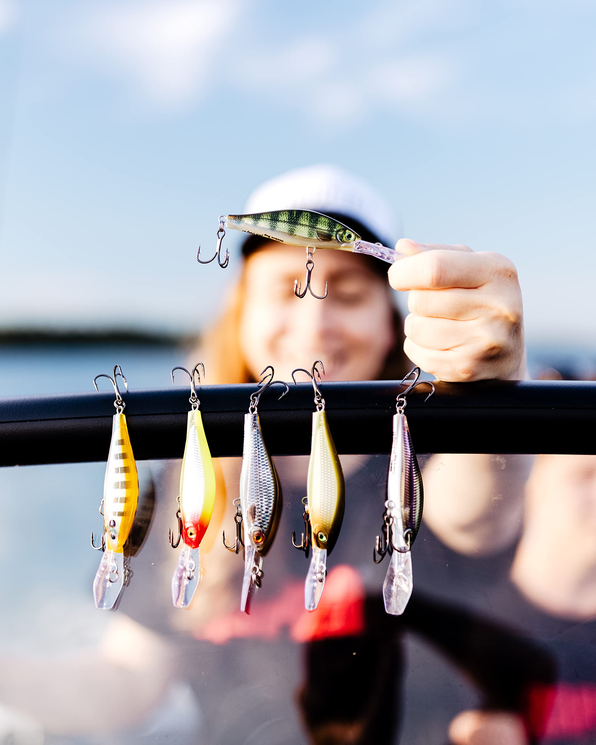 2.8-inch swimming lure ideal for quick submergence near structures.
