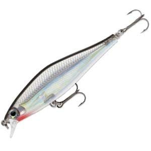 Rapala Shadow Rap Shad 09 Silver excels at casting and trolling for versatile use.