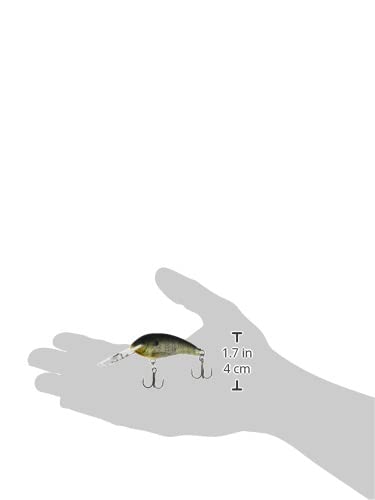 Rapala Shad Dancer 05 Live Bluegill color highlights natural pattern, ideal for bass and panfish