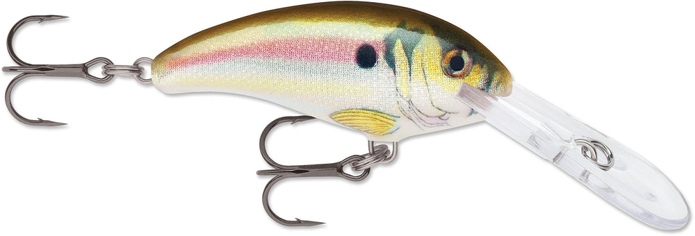 Rapala Shad Dancer 05 Live River Shad in action, enticing bass with lifelike wobble