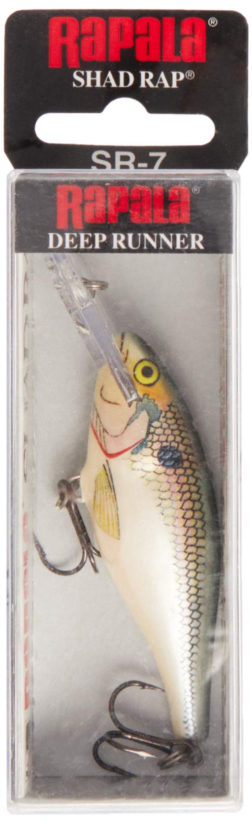 Rapala Shad Rap 07 front view for precise casts.