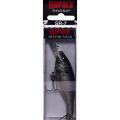 Rapala Shad Rap 07 Live Bluegill lure head-down design for slow fade in water.