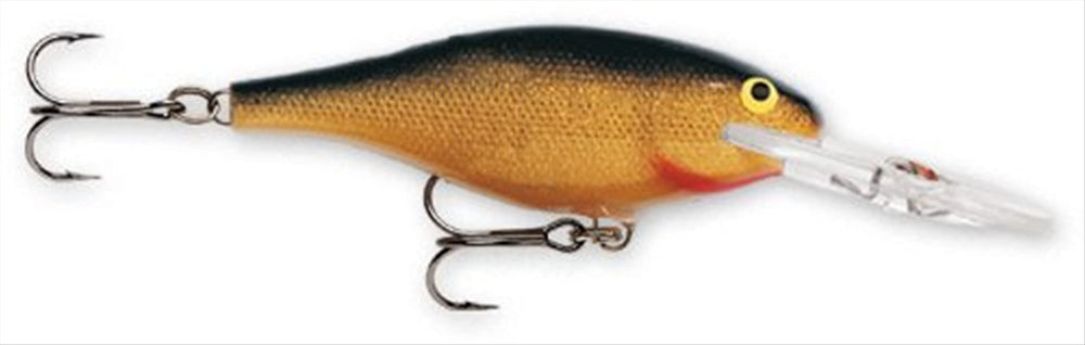 Rapala Shad Rap 08 gold lure for versatile freshwater casting and trolling
