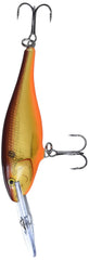 Rapala Shad Rap 09 Crawdad profile shows natural baitfish shape for versatile casting and trolling.