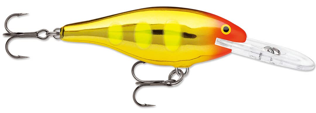 Rapala Shad Rap crankbait Juicy Lucy with tight wiggle attracts bass, walleye, and pike