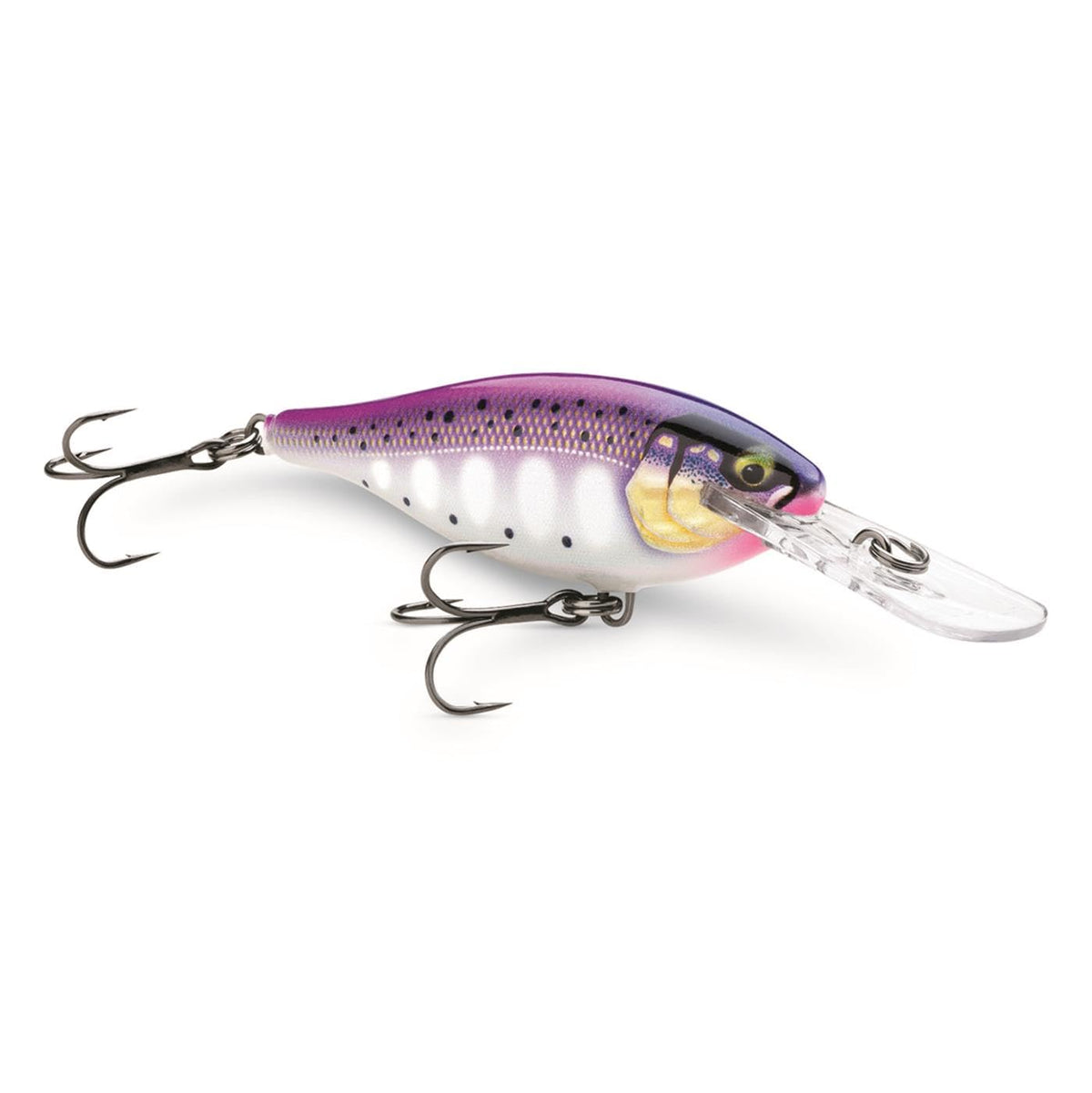 Rapala Shad Rap Elite crankbait profile showing tight wobble for multi-species fishing