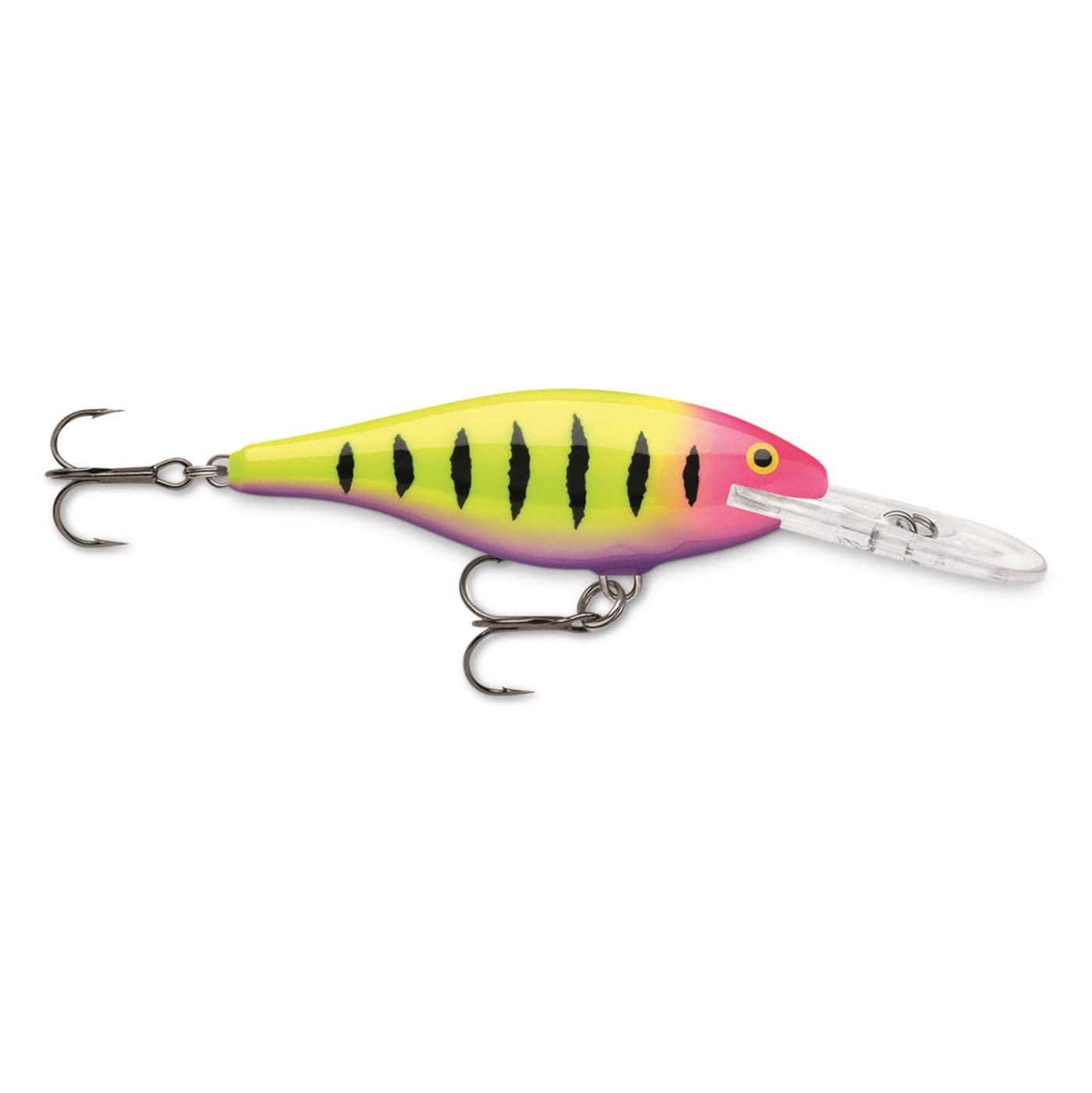 Rapala Shad Rap Demon color close-up emphasizes the Demon pattern and shading.