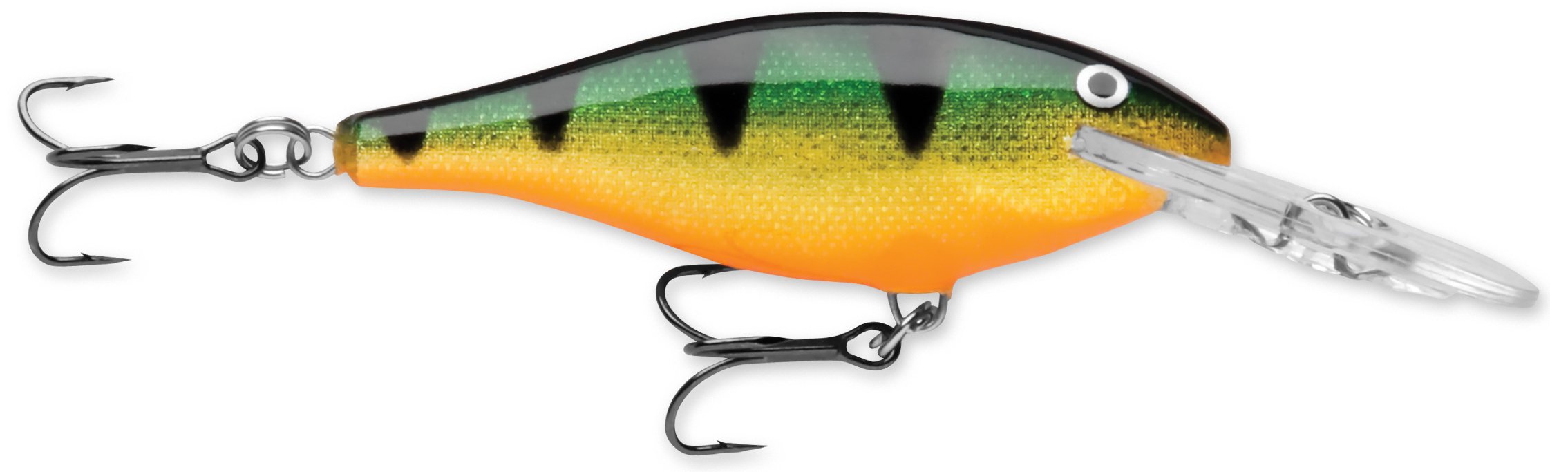 Rapala Shad Rap lure in perch color for freshwater casting and trolling