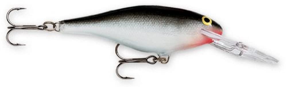 Rapala Shad Rap lure in silver finish ideal for freshwater casting and trolling