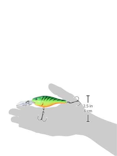 Rapala Shad Rap Rattlin' 04 Firetiger optimized for long-distance casts.