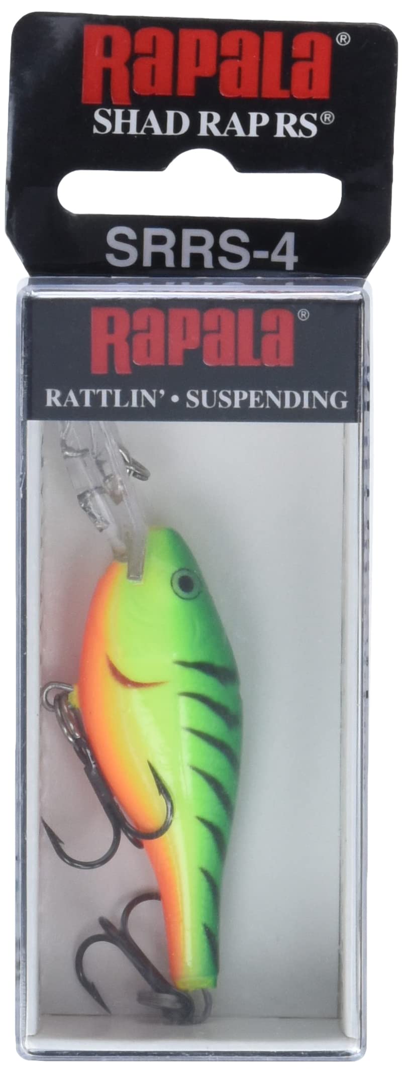 Rapala Shad Rap Rattlin' 04 Firetiger featuring premium hooks.