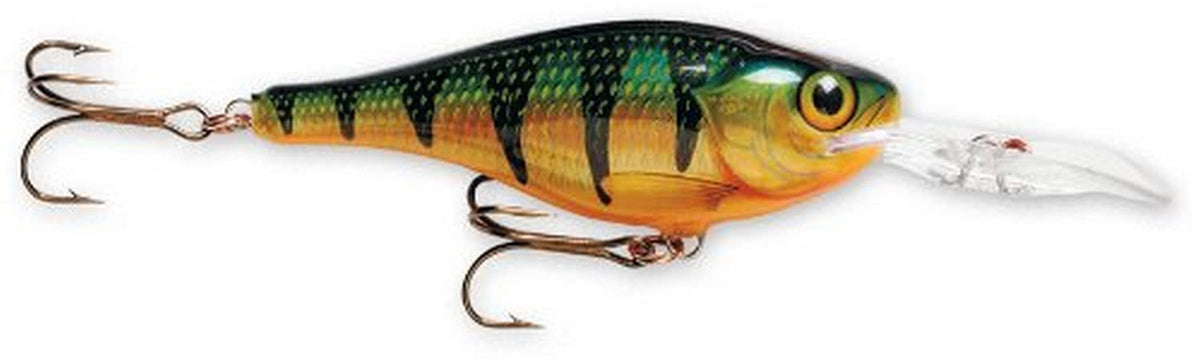 Rapala Shad Rap Rattlin' Suspending 07 Perch lure with lifelike wobble for perch fishing