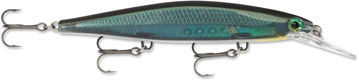Rapala Shadow Rap Deep 11 Carbon in action demonstrates lifelike minnow appeal for mid-depth bass fishing