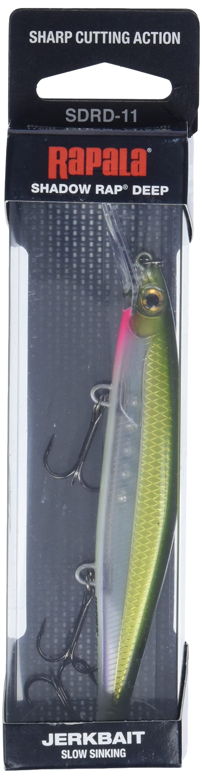 Rapala Shadow Rap Deep 11 Olive Green finish detail