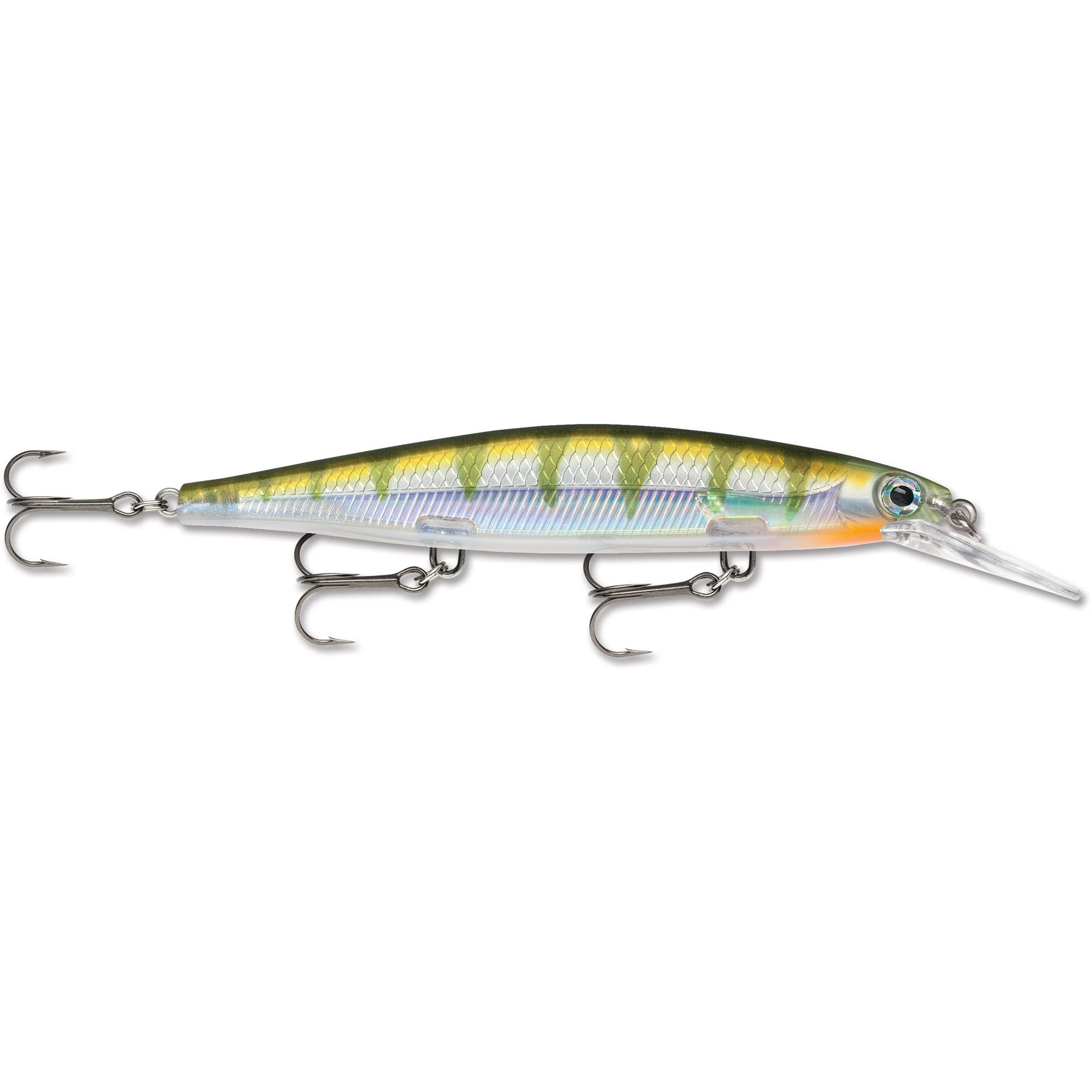 Rapala Shadow Rap Deep 11 Yellow Perch lure with lifelike finish for mid-depth strikes