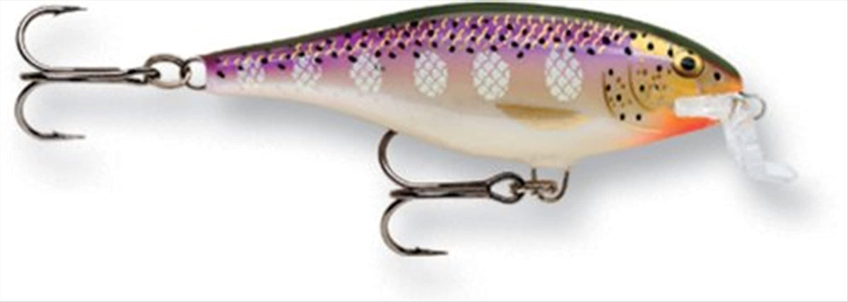 Rapala Shallow Shad Rap 05 Purpledescent for shallow-water fishing and enticing retrieves.