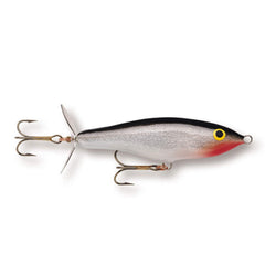 Rapala Skitter Prop 07 Silver hooks close-up showing premium VMC hooks for reliability.