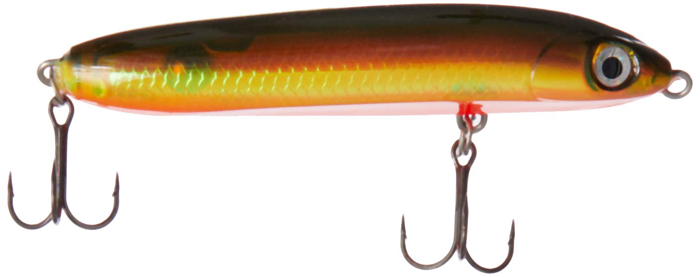 Rapala Skitter V 10 Hot Olive back view reveals lifelike silhouette.