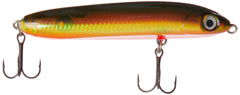 Rapala Skitter V 10 Hot Olive back view reveals lifelike silhouette.