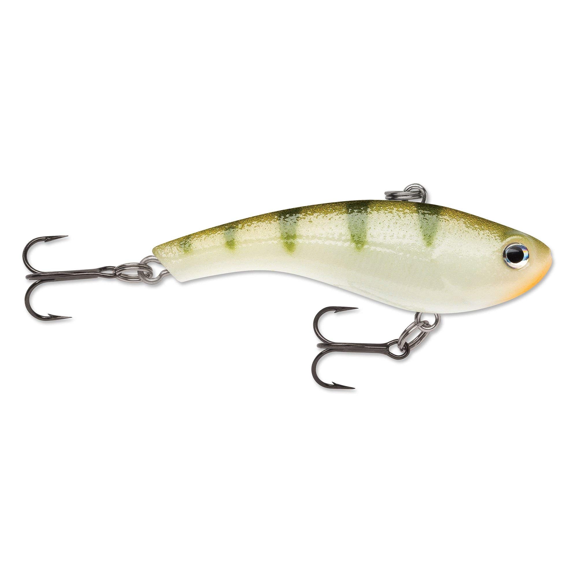 Rapala Slab Rap 04 Perch in-water motion showcases responsive lure for anglers.