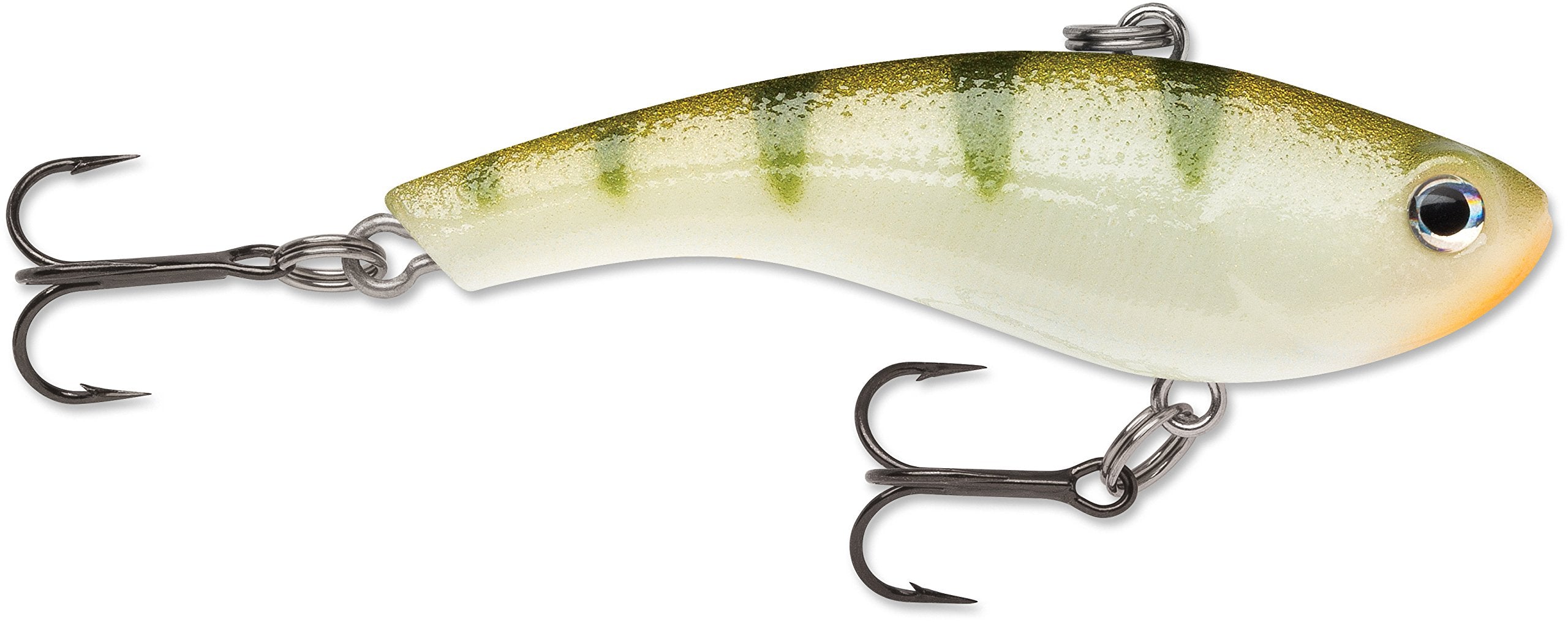 Rapala Slab Rap 05 Glow Yellow Perch lure glows to attract perch in dim water