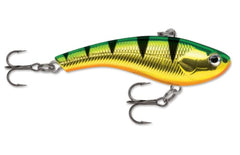 Rapala Slab Rap 06 Perch lure, front view, perch-focused design for easy casting.