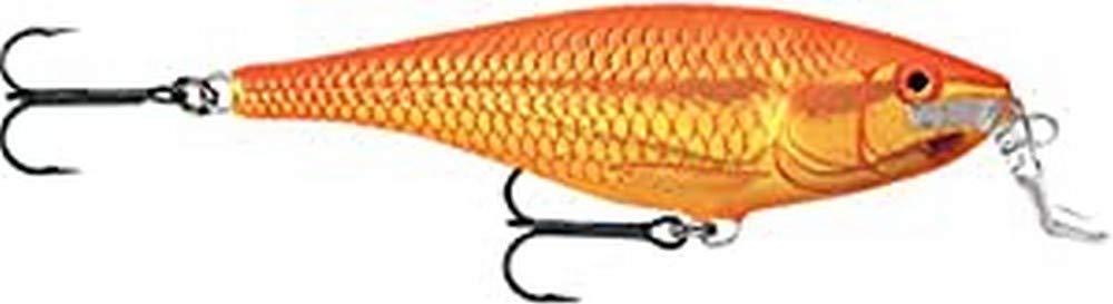 Rapala Super Shad Rap 14 Goldfish lure delivers lifelike action for catching freshwater fish