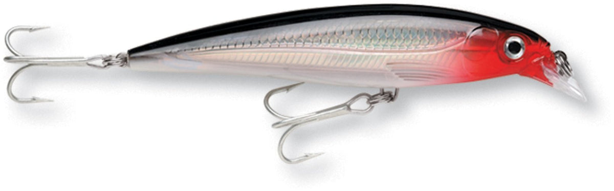 Rapala SXR08S X-Rap Saltwater 08 Silver lure with aggressive action attracting saltwater game fish.