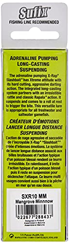 Rapala X-Rap Saltwater 12 Mangrove Minnow packaging image shows compact packaging for travel