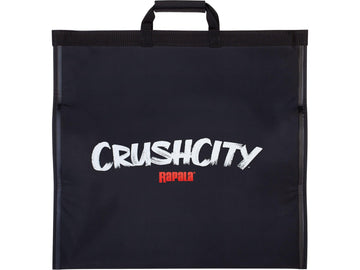 Rapala Tournament Weigh Bag Crush City front view highlights rugged, tournament-ready transportation.
