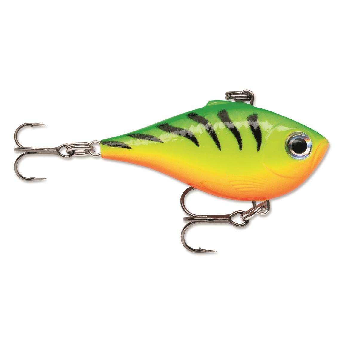 Rapala ULRPR03FT Firetiger front view showing compact lure for light tackle.