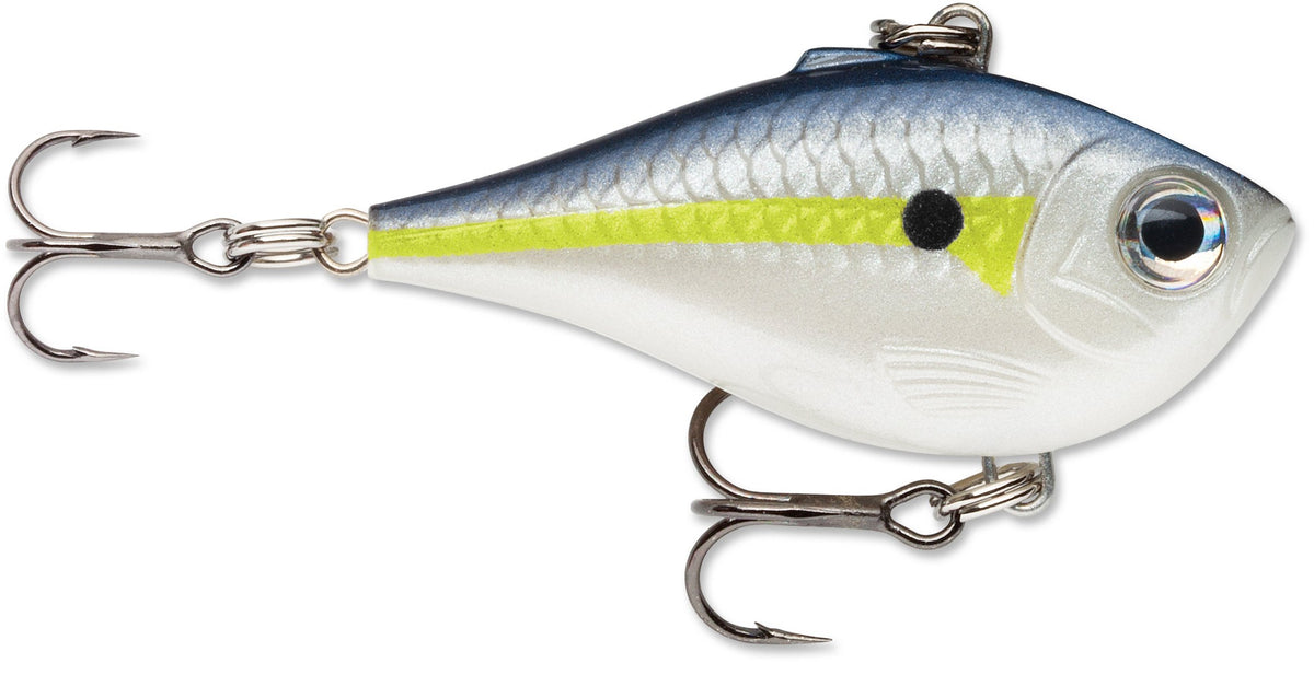 Rapala Ultra Light Rippin' Rap 04 Helsinki Shad front view, ideal for light trolling and finesse fishing.