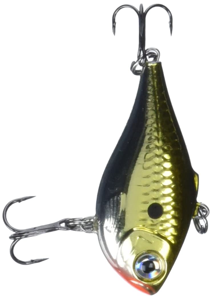 Rapala ULRPR04GCH full lure view shows compact, shimmering Gold Chrome body that aids enticing strikes.