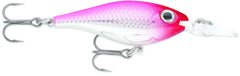 Rapala ULS04PCL Ultra Light Shad 04 Pink Clown lure for versatile freshwater fishing