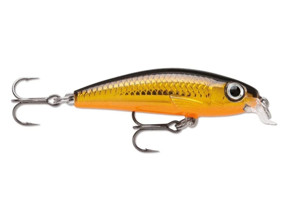 Rapala Ultra Light Minnow 04 Firetiger 3D eyes attract bites in clear water