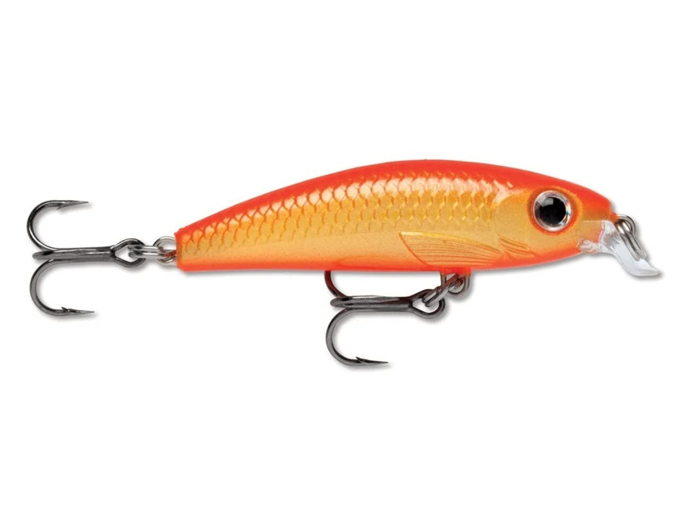 Rapala Ultra Light Minnow 04 Firetiger lure in packaging with premium finish