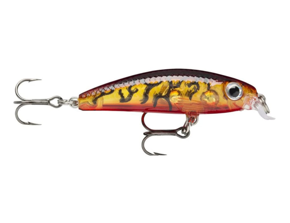 Rapala Ultra Light Minnow 04 Firetiger lip design enhances action and wobble