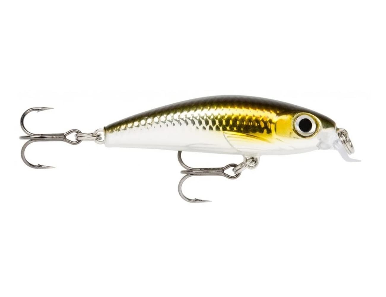 Rapala Ultra Light Minnow 04 Firetiger side view highlighting slim profile for casting