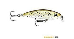 Rapala Ultra Light Minnow 04 Trout 3D eyes boost realism and visibility