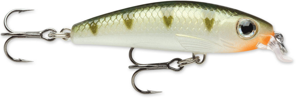 Rapala Ultra Light Minnow 04 Yellow Perch lure with lifelike finish for panfish and trout