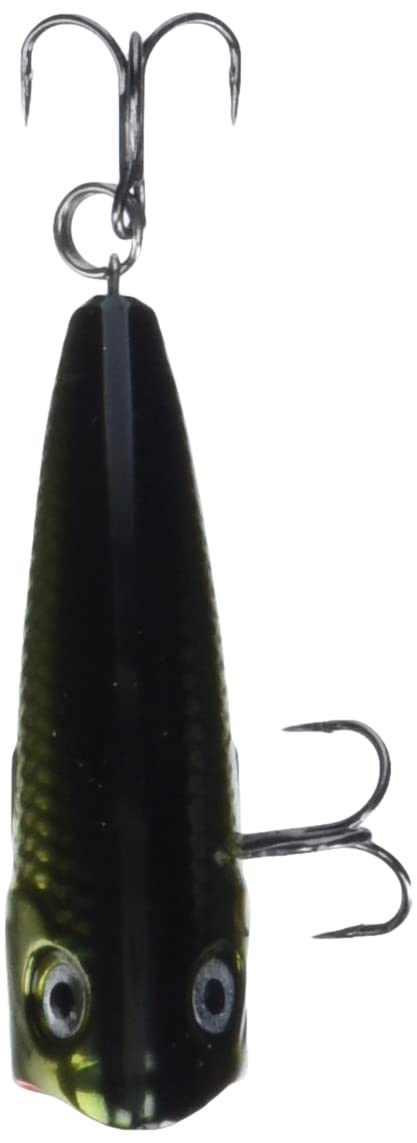 Rapala Ultra Light Pop 04 Gold Chrome lure side view highlights compact design for light tackle.