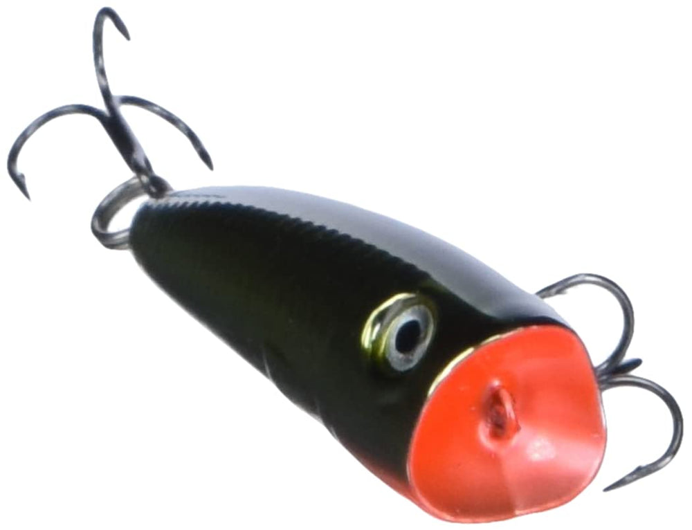Rapala Ultra Light Pop 04 Gold Chrome lure top view shows clean silhouette and balance.