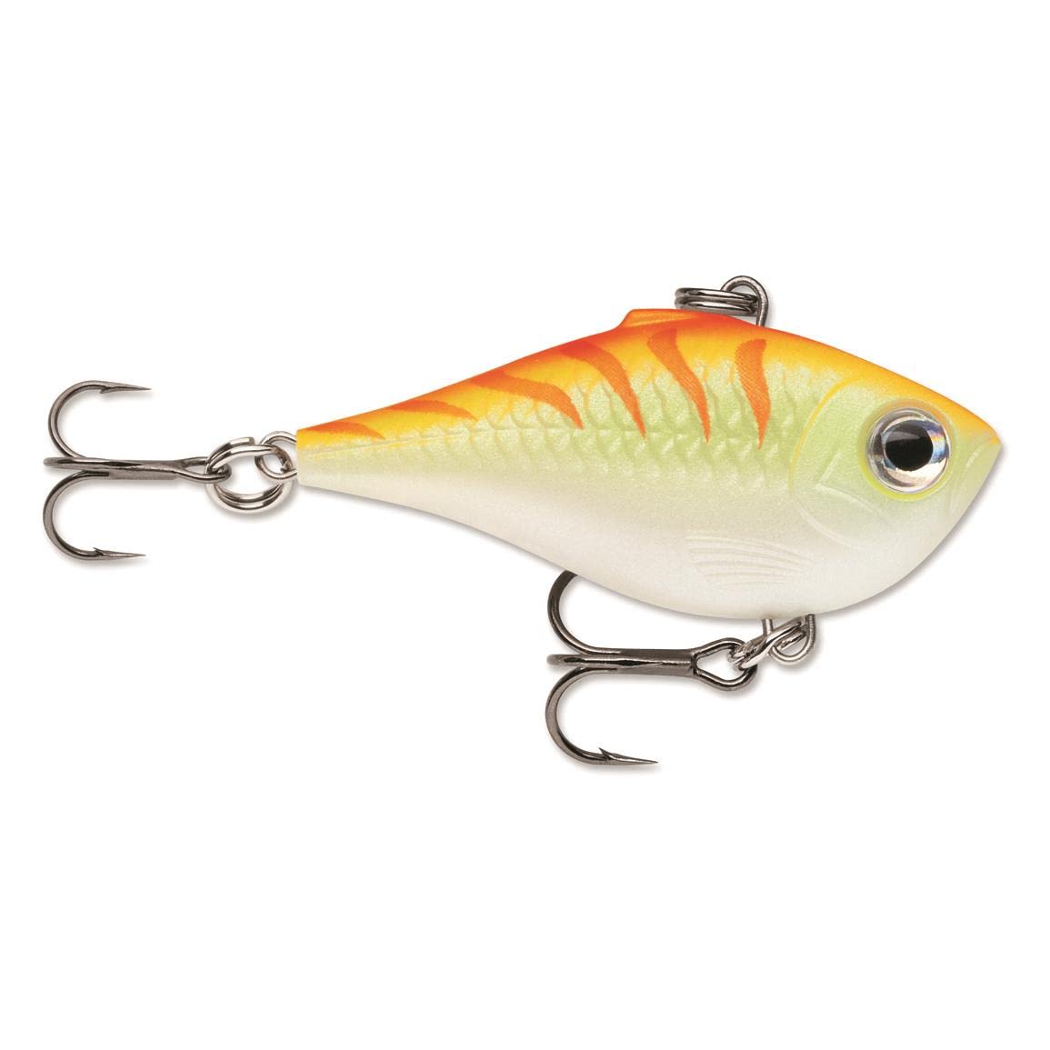 In-tackle box shot of Rapala Ultra Light Rippin' Rap 03 Chrome—organized gear.