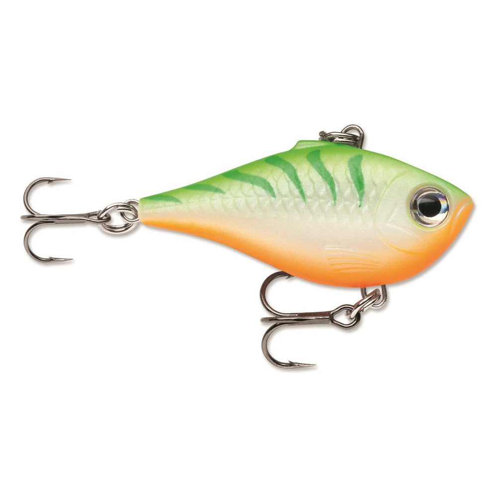 Rapala Ultra Light Rippin' Rap 03 Glow in-water action shows erratic lure movement.