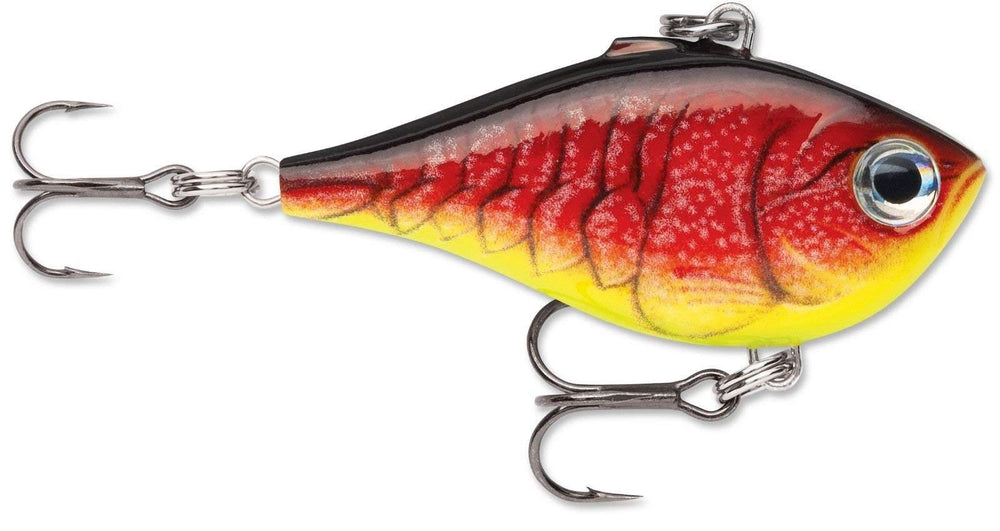 Rapala Ultra Light Rippin' Rap 03 Redfire Crawdad lure for precise casting and smallmouth bass action.